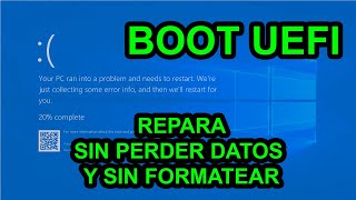 REPARAR INICIO DE WINDOWS 10 SIN USB [upl. by Leunamme613]