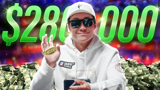 FINAL TABLE w 280000 and A WSOP BRACELET For First  Rampage Poker Vlog [upl. by Necaj]