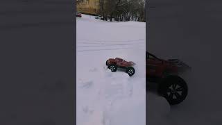 ARRMA Outcast 8S  Winter Jump [upl. by Skinner806]