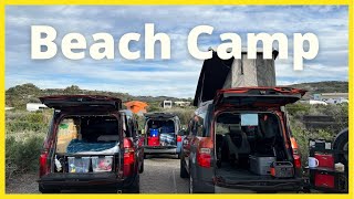 Beach Camping in the Honda Element  Why the element is the perfect camper [upl. by Wohlen]