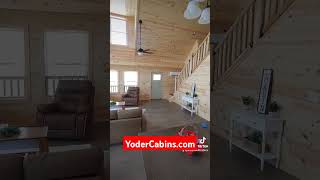 airbnb cabinhome modularhomes realestate cabinstyle prefabhomes amishcabin prefabhouses [upl. by Ysabel]