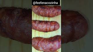 LINGUIÇA TOSCANA NA AIR FRYER  FÊ amp FÉ NA COZINHA  DICAS  Shorts [upl. by Eentruoc]