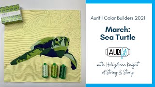 2021 Aurifil Color Builders Sea Turtle [upl. by Aeynod]