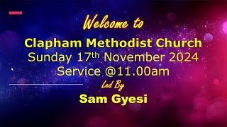 Clapham Methodist Church  Remembrance Sunday 17th November 2024 1045am [upl. by Jaquiss]