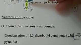 تحضير البيرازول Pyrazole Preparation [upl. by Holt]