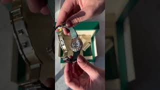 Unboxing a Rolex 1908 Black Dial Rolex with 18kt Gold Case rolex shorts [upl. by Adnohrahs]