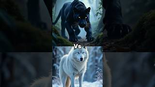 Black Panther vs White Animals Lion Tiger Wolf [upl. by Haridan14]