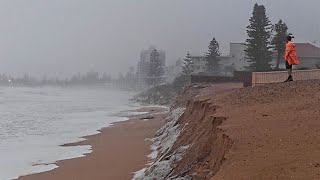 Collaroy beach erosion after storm [upl. by Cinnamon174]