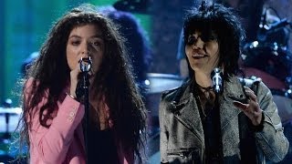 Lorde vs Joan Jett Best Nirvana Performance at Rock And Roll Hall of Fame 2014 [upl. by Schug626]