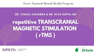 repetitive TRANSCRANIAL MAGNETIC STIMULATION  rTMS  Dr Vishal Chhabra amp Dr Riya Gupta  Hindi [upl. by Shaina616]