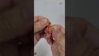 Beautiful earrings with rose and clover  Cute and easy jewelry ideas shortsvideo handmade [upl. by Charlton345]