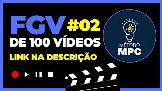 MATEMÁTICA PARA FGV link com 100 vídeos na descrição [upl. by Aihseym]