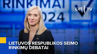 LR Seimo rinkimų debatai  20241009 [upl. by Tirb517]