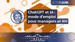 Teaser  Mooc ChatGPT amp IA  Mode demploi pour managers amp RH [upl. by Agnot610]