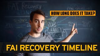 MY HIP RECOVERY TIMELINE how long does it take to recover from FAI [upl. by Corette]