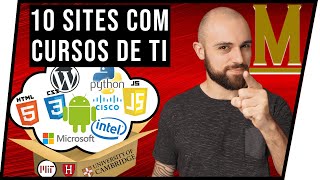 MELHORES Cursos Online GRATUITOS de TI 👩🏻‍💻  Com CERTIFICADO [upl. by Glynis]