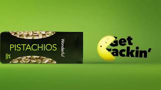 Wonderful Pistachios quotGet Crackin with PACMANquot Commercial [upl. by Leahcimluap]