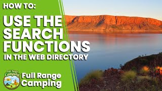 How To Use The Free Range Camping Search Function [upl. by Berhley]