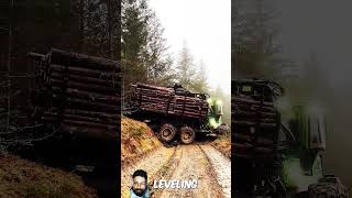 John deere 5110 powerful automobile timber excavator logger farming logginglife forest [upl. by Earla673]