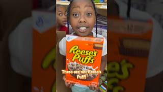 These are Not Reese’s Puff funny shortsvideo youtubeshorts offbrand reeses explore [upl. by Samuela235]