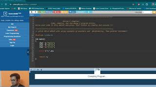 C coding  Interview Question  Pointer concepts  Hello World Print  Part1 [upl. by Koah]