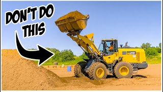 What NOT to do in a Wheel Loader  Heavy Equipment Operator [upl. by Latsyrhc]