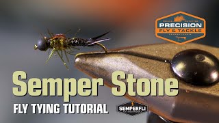 Semper Stone  Stonefly Nymph Pattern Fly Tying Tutorial using Semperfli Materials [upl. by Enoed]