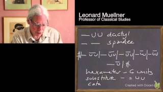 Introduction to the meter of Homeric epic with Prof Leonard Muellner [upl. by Wynne88]