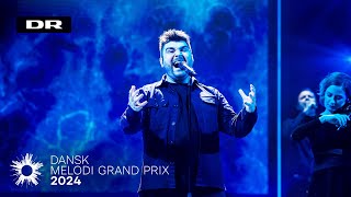 Janus Wiberg  I Need Your Love LIVE  Dansk Melodi Grand Prix 2024 [upl. by Agle426]