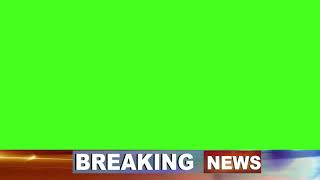 Breaking News Green Screen Ticker For News Channel Free By Ar Graphics [upl. by Hoem]