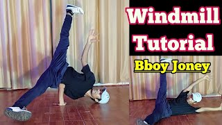 WINDMILL TUTORIAL IN HINDI  How to learn windmill  Windmill tutorial  Dream Launcher  bboy Joney [upl. by Esina]