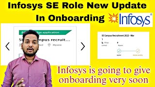 Infosys quotDecision Pendingquot New Development In Onboarding Process  SE Role Update 💥  Offer Letter [upl. by Lonyer]