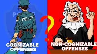 Cognizable and Non Cognizable Offence I Criminology [upl. by Irisa]