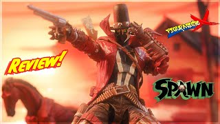 Review GUNSLINGER SPAWN McFarlane Comic Figura Unboxing Español [upl. by Nereen]