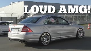 615HP Mercedes C55 AMG SUPERCHARGED SOUNDS [upl. by Damian]