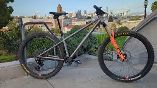 Custom Hardtail MTB Build  SRAM TType Transmission AXS [upl. by Ruskin868]