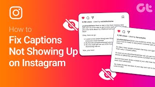 How to Fix The Instagram Caption Not Showing Up On Posts in 2023 Easy Fixes [upl. by Jaye803]