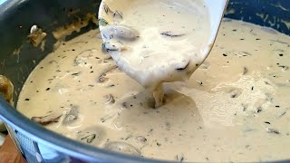 The Creamy Garlic Mushroom Sauce I Use On Everything  Simply Mamá Cooks [upl. by Iloj]