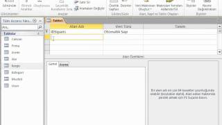 MİCROSOFT ACCESS 2010 VİDEO EĞİTİMİ3 [upl. by Roumell]