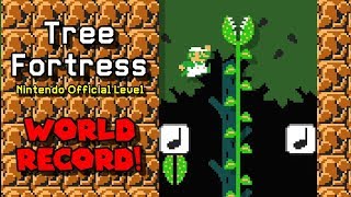 Tree Fortress NintendoUS official level  World Record 109986  Super Mario Maker 2 [upl. by Selena724]