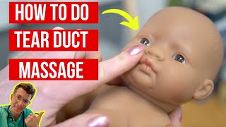 How to do a TEAR DUCT MASSAGE Crigler massage for a blocked tear duct  Doctor ODonovan explains [upl. by Nnarual]