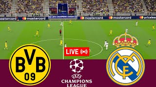 LIVE Borussia Dortmund vs Real Madrid 2024 UEFA Champions League Finals  VideoGame pes 2021 [upl. by Purity]