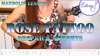 ROSE TATTOO  Mandolin Tutorial Teaser  Dropkick Murphys [upl. by Adelaja]