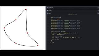 CatmullRom Splines in JavaScript [upl. by Masuh]