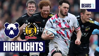 Highlights Exeter Chiefs vs Bristol Bears  LATE DRAMA AT SANDY PARK [upl. by Puff32]