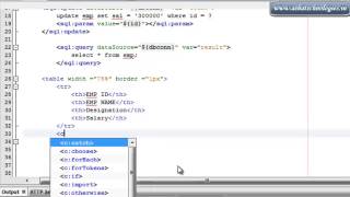 JSTL Tutorials for beginners 11 how to update record of database using jstl tags part 2 [upl. by Einna]