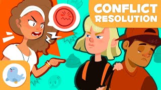 CONFLICT RESOLUTION for Children 🤝 Assertive 😡 Aggressive 😞 Passive 😒 PassiveAggressive [upl. by Kellyann141]