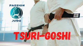 Tsuri Goshi  Judo  TsuriGoshi [upl. by Alledi]