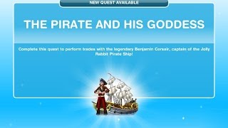 Sims Freeplay The Pirate And His Goddess Quest [upl. by Ahsaret]