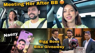 Meeting My Girlfriend  Bigg Boss Vali Bike Giveaway [upl. by Assennev349]